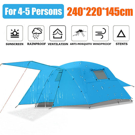 4 Person Automatic Quick Open Tent Rainfly Waterproof
