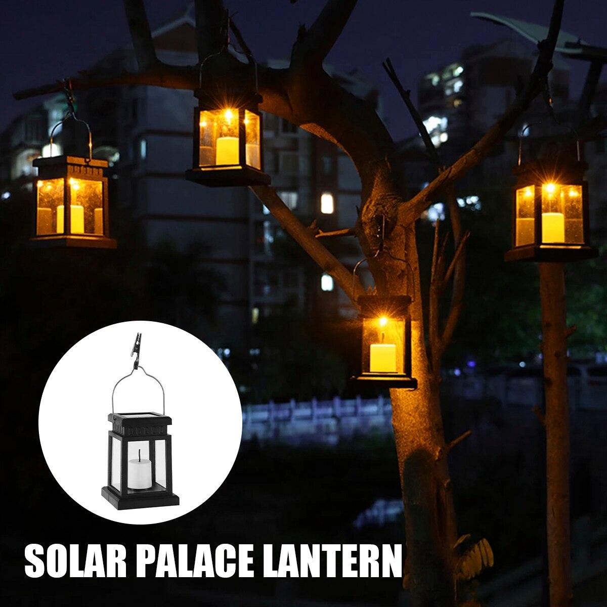 Solar Palace Lantern Lights Hanging or Standing