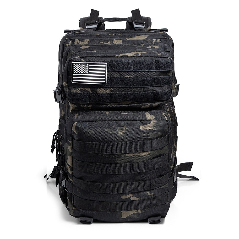 50L Camouflage Army Backpack Trekking  Waterproof