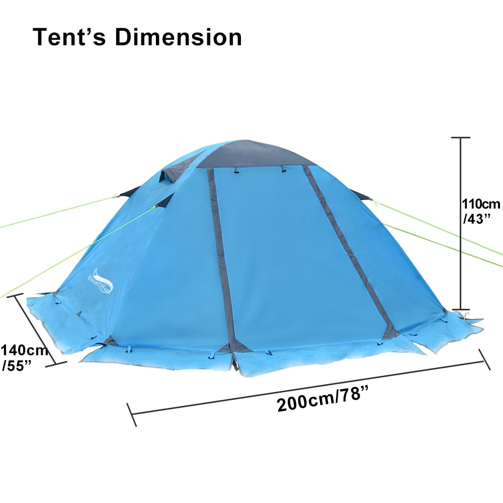 Lightweight Backpacking Tent for Hiking Climbing Snow Weather