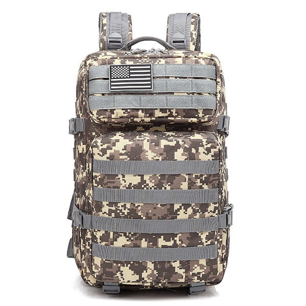 50L Camouflage Army Backpack Trekking  Waterproof