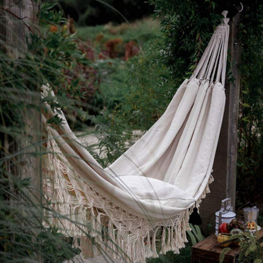 Outdoor Backyard Canvas   Portable  Hammocks