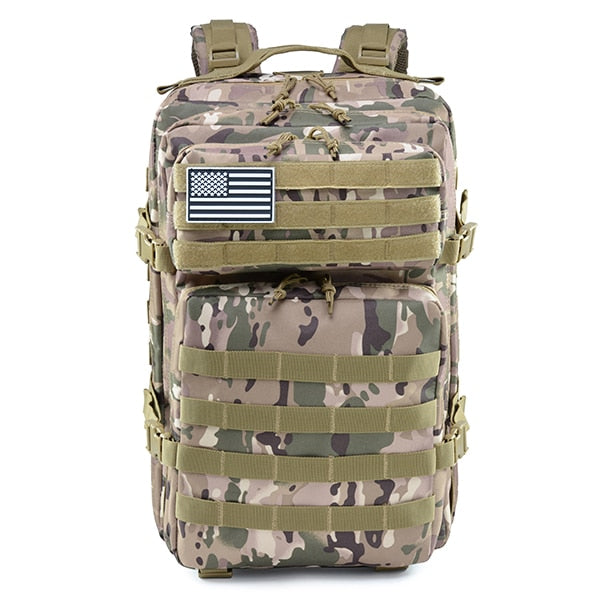 50L Camouflage Army Backpack Trekking  Waterproof