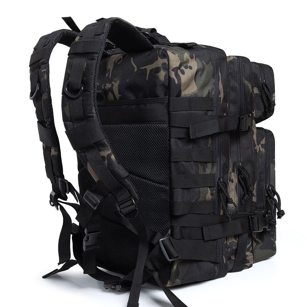 50L Camouflage Army Backpack Trekking  Waterproof