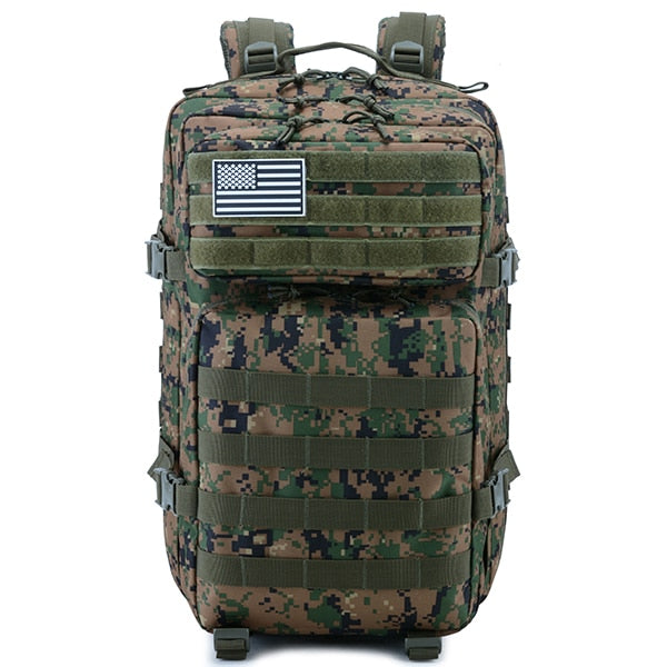 50L Camouflage Army Backpack Trekking  Waterproof