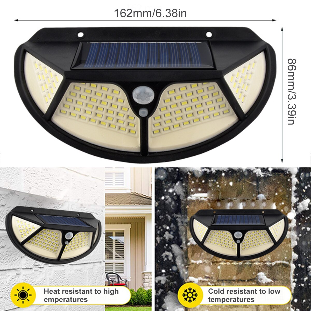 Super Bright Solar Spotlight LED Li W/ Remote Control