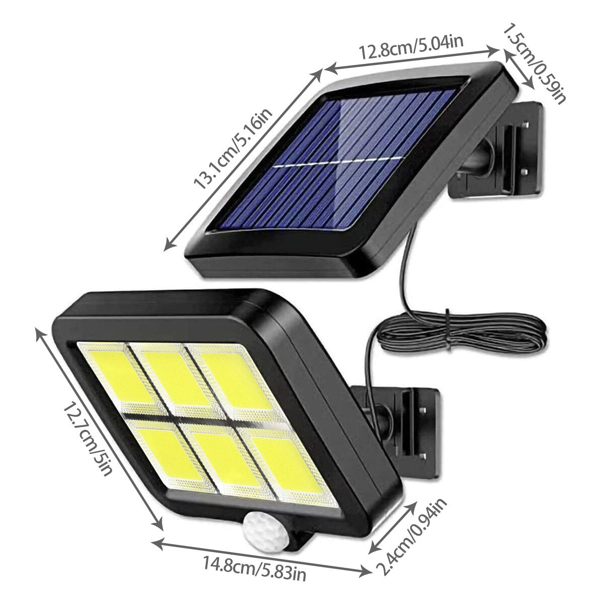 Super Bright Solar Spotlight LED Li W/ Remote Control