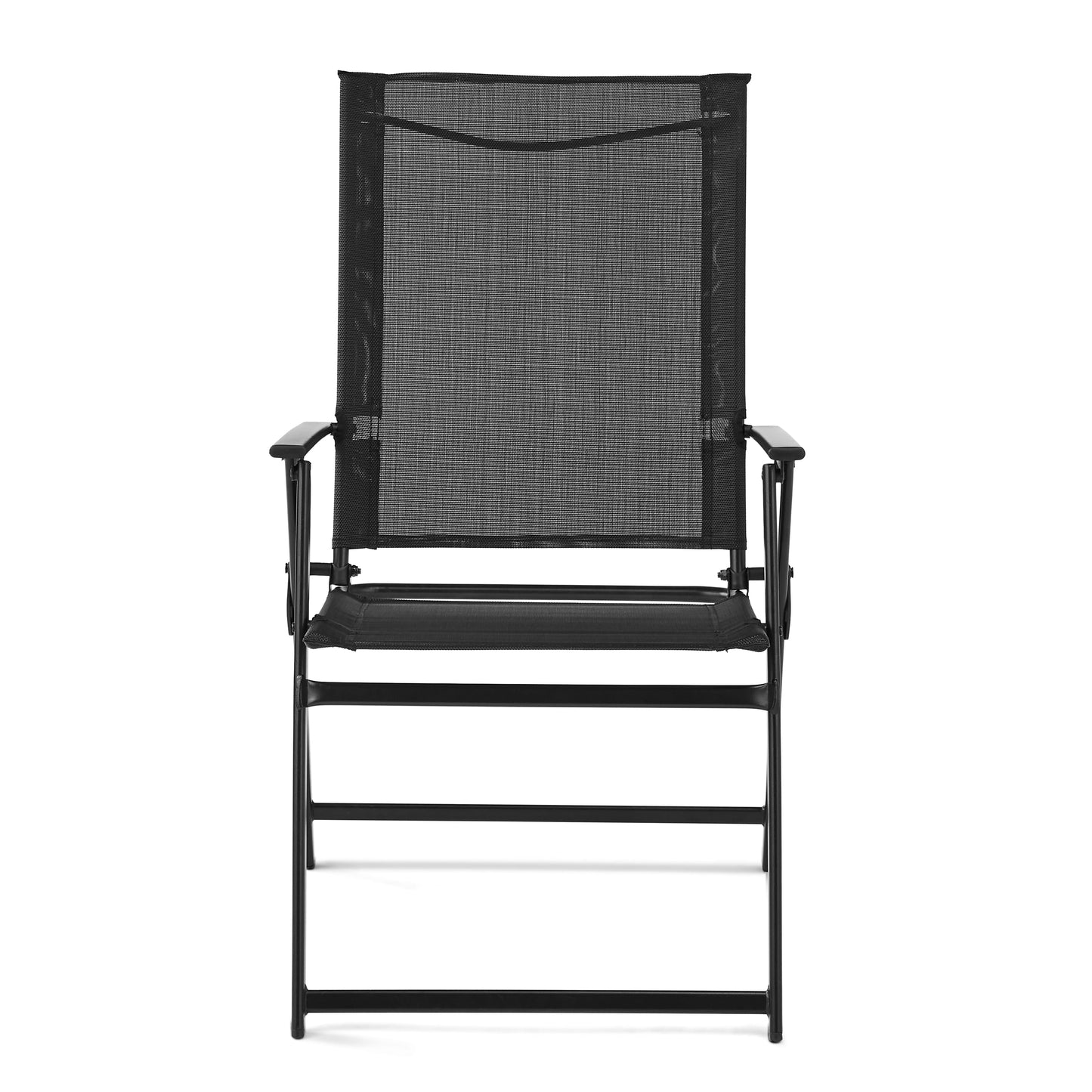 Mainstays Greyson Square Set of 2 Outdoor Patio Steel Sling Folding Chair