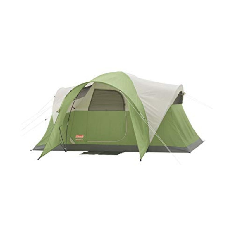 Coleman Camping Tent | 8 Person Montana Cabin Tent with Hinged Door