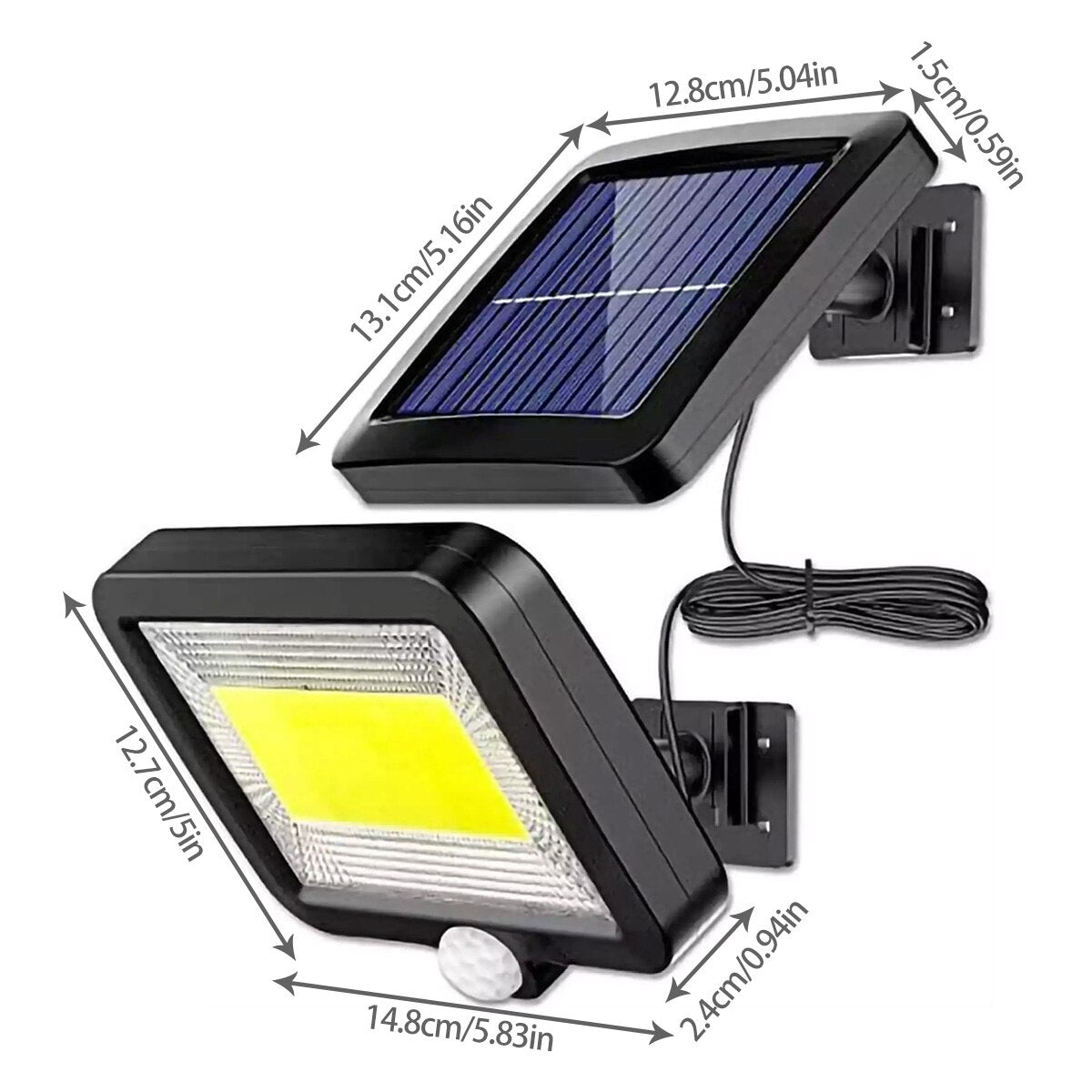 Super Bright Solar Spotlight LED Li W/ Remote Control