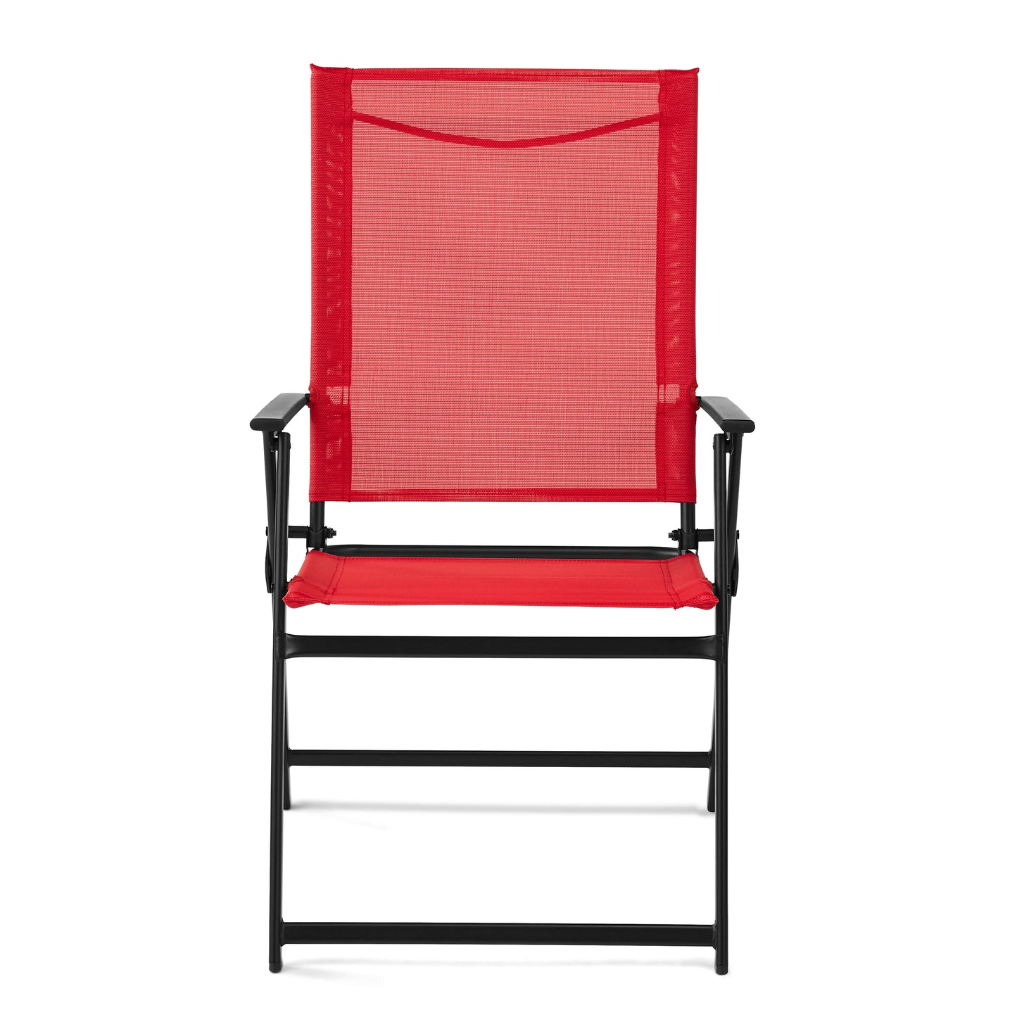 Mainstays Greyson Square Set of 2 Outdoor Patio Steel Sling Folding Chair