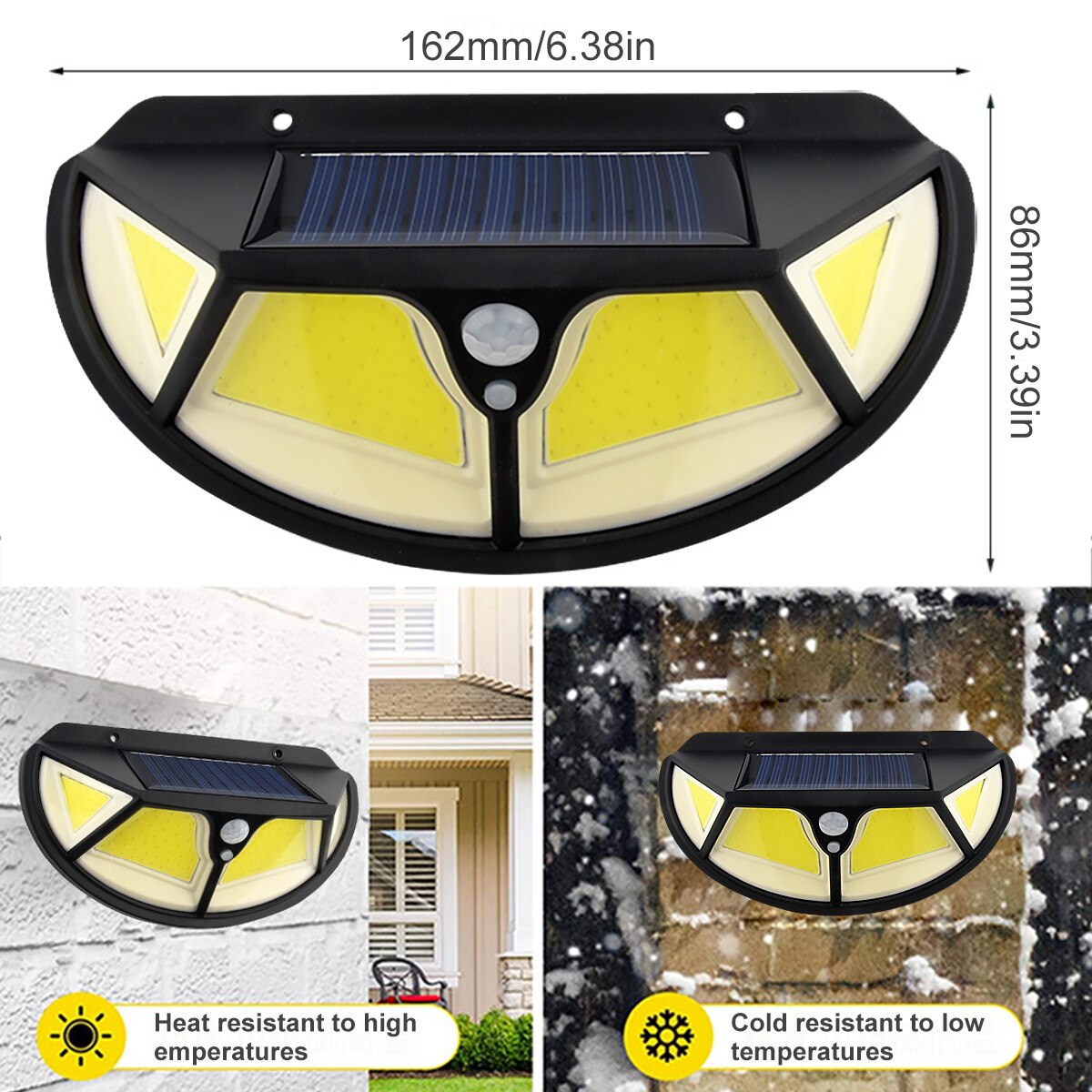 Super Bright Solar Spotlight LED Li W/ Remote Control